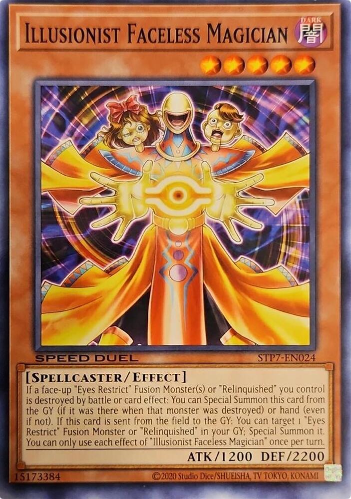 Illusionist Faceless Magician card image