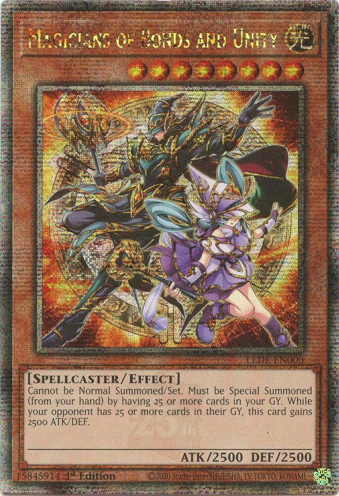Magicians of Bonds and Unity (Quarter Century Secret Rare) card image