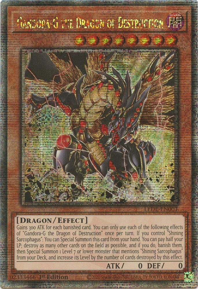 Gandora-G the Dragon of Destruction (Quarter Century Secret Rare) card image