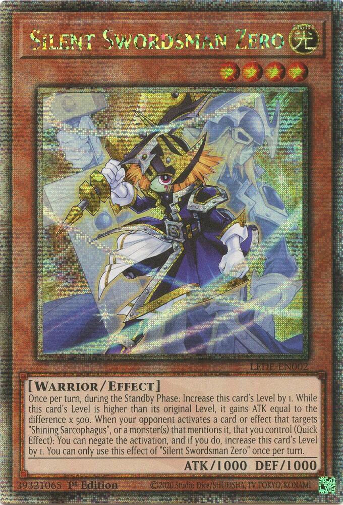 Silent Swordsman Zero (Quarter Century Secret Rare) card image