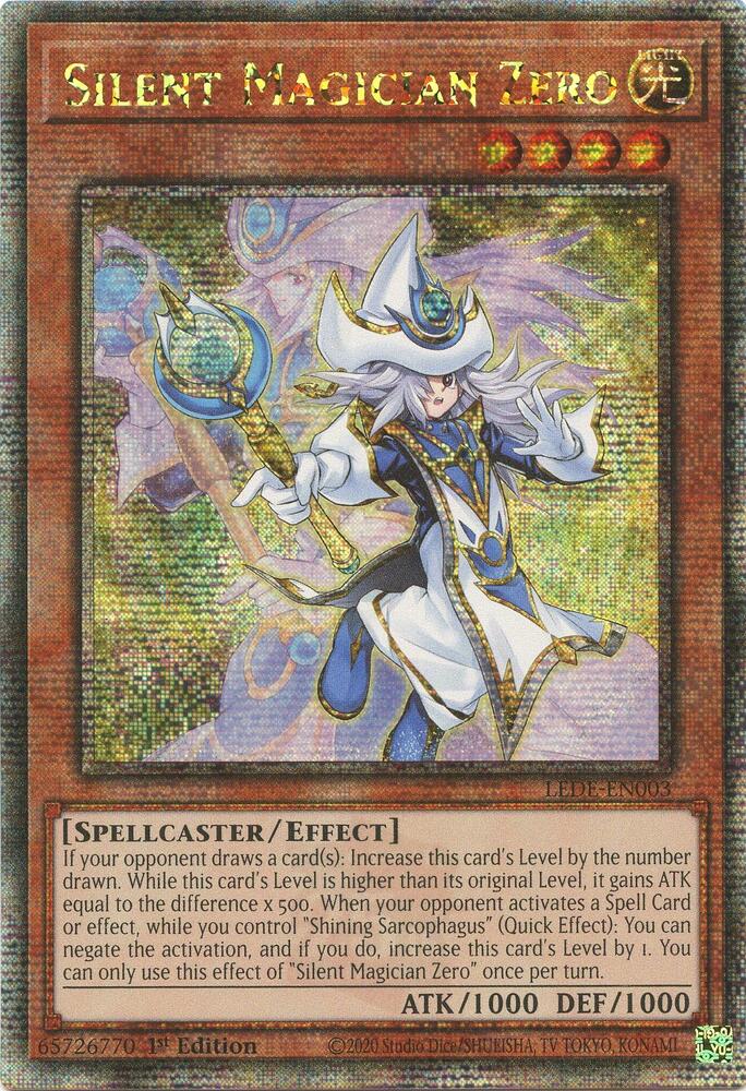 Silent Magician Zero (Quarter Century Secret Rare) card image