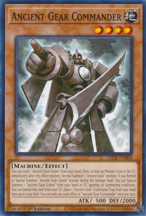 Ancient Gear Commander card image