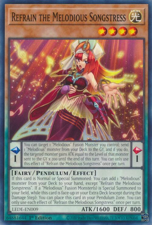 Refrain the Melodious Songstress card image