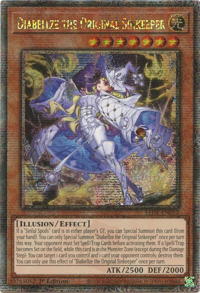 Diabellze the Original Sinkeeper (Quarter Century Secret Rare) card image