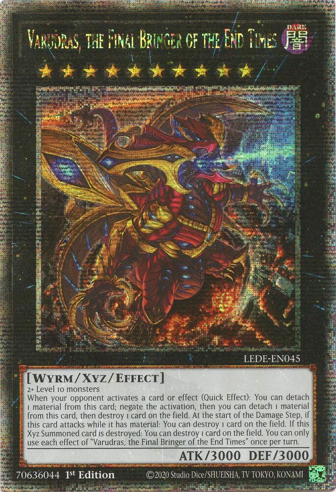 Varudras, the Final Bringer of the End Times (Quarter Century Secret Rare) card image