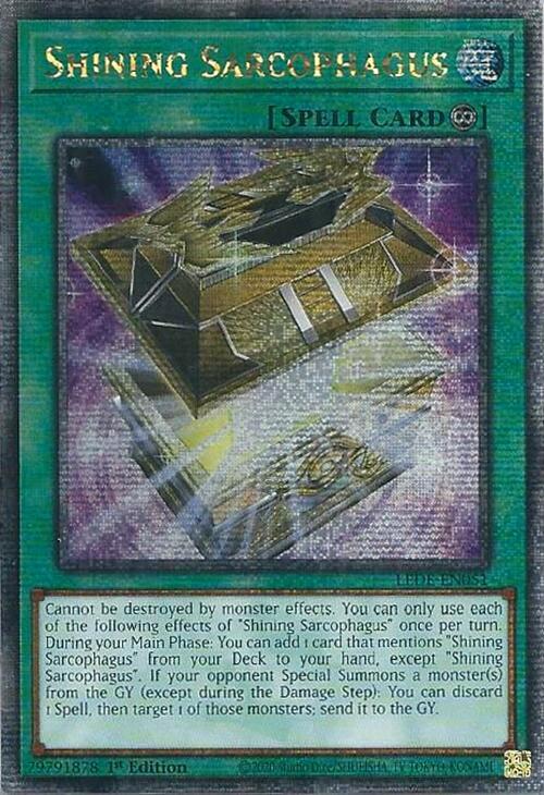 Shining Sarcophagus (Quarter Century Secret Rare) card image