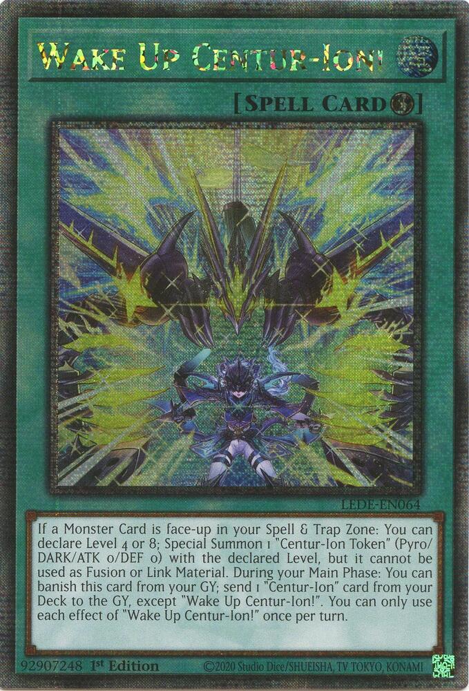 Wake Up Centur-Ion! (Quarter Century Secret Rare) card image