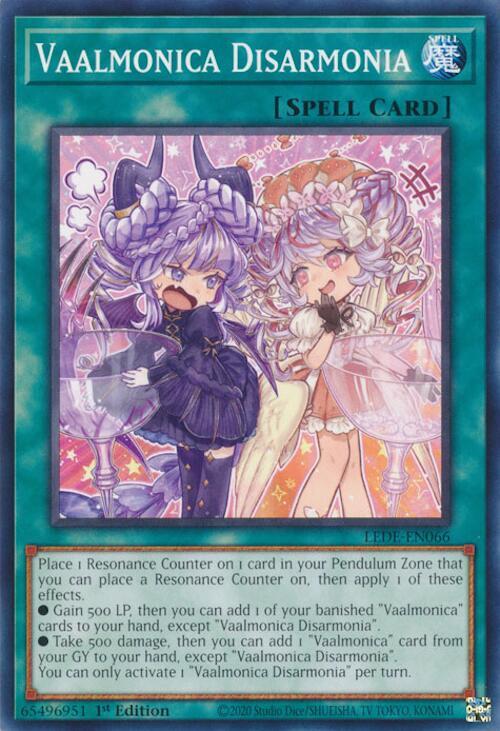 Vaalmonica Disarmonia card image