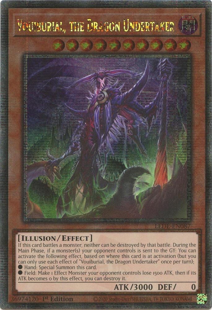 Vouiburial, the Dragon Undertaker (Quarter Century Secret Rare) card image