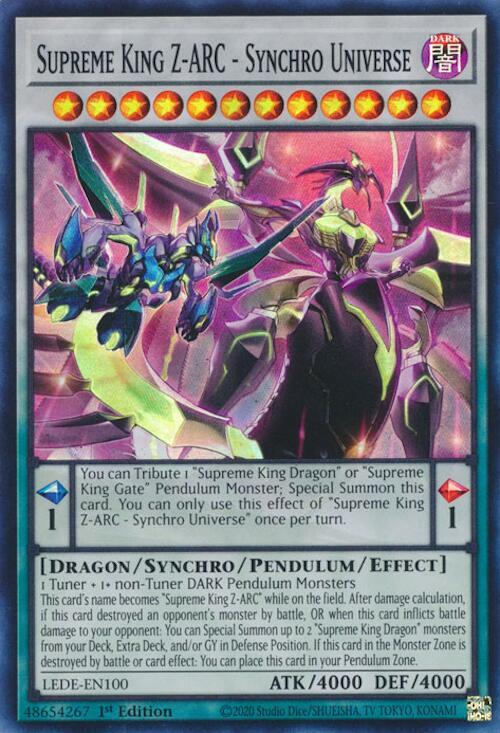 Supreme King Z-ARC - Synchro Universe card image