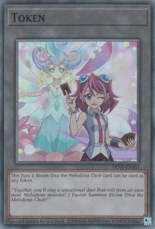 Token: Zuzu and Bloom Diva the Melodious Choir card image