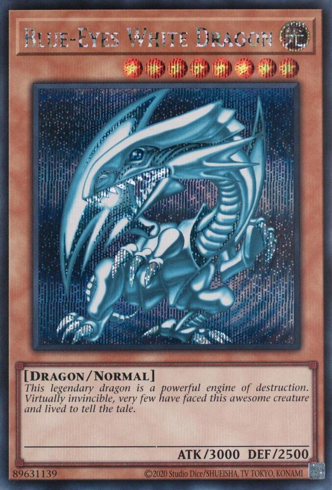 Blue-Eyes White Dragon (Secret Rare) card image