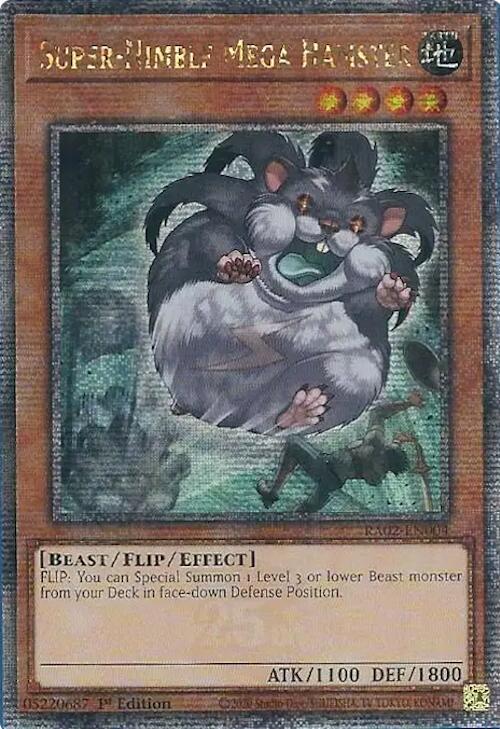 Super-Nimble Mega Hamster (Quarter Century Secret Rare) card image