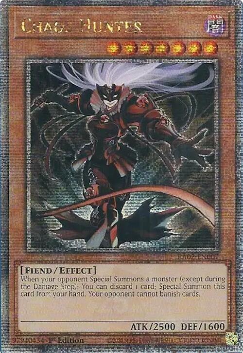 Chaos Hunter (Quarter Century Secret Rare) card image