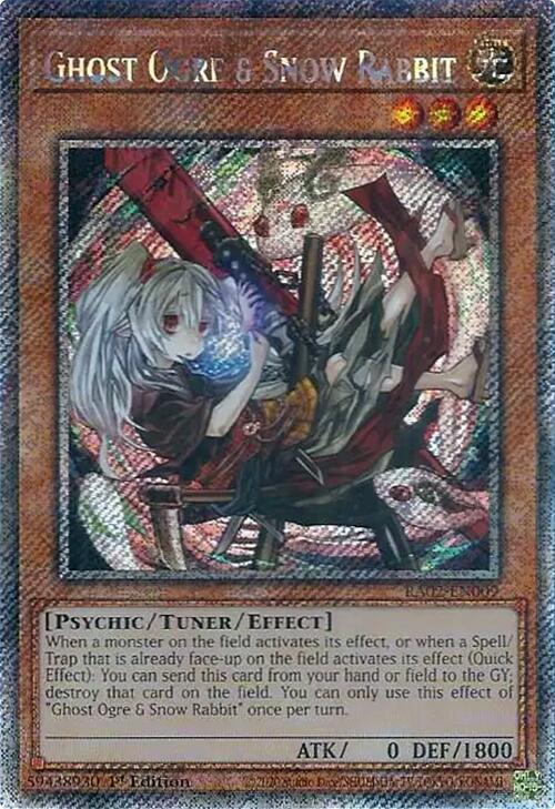 Ghost Ogre & Snow Rabbit (Alternate Art) (Platinum Secret Rare) card image
