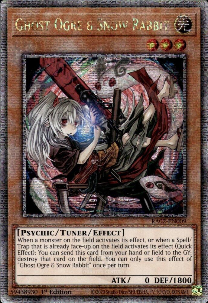 Ghost Ogre & Snow Rabbit (Alternate Art) (Quarter Century Secret Rare) card image