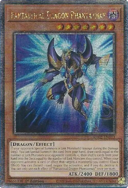Fantastical Dragon Phantazmay (Alternate Art) (Quarter Century Secret Rare) card image