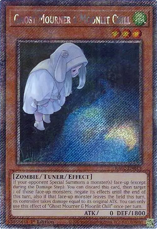 Ghost Mourner & Moonlit Chill (Alternate Art) (Platinum Secret Rare) card image