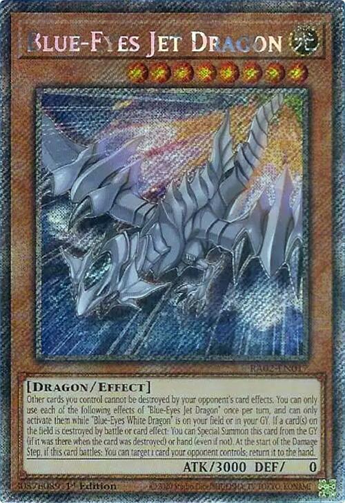 Blue-Eyes Jet Dragon (Platinum Secret Rare) card image