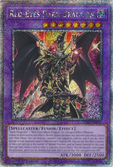Red-Eyes Dark Dragoon (Quarter Century Secret Rare) card image
