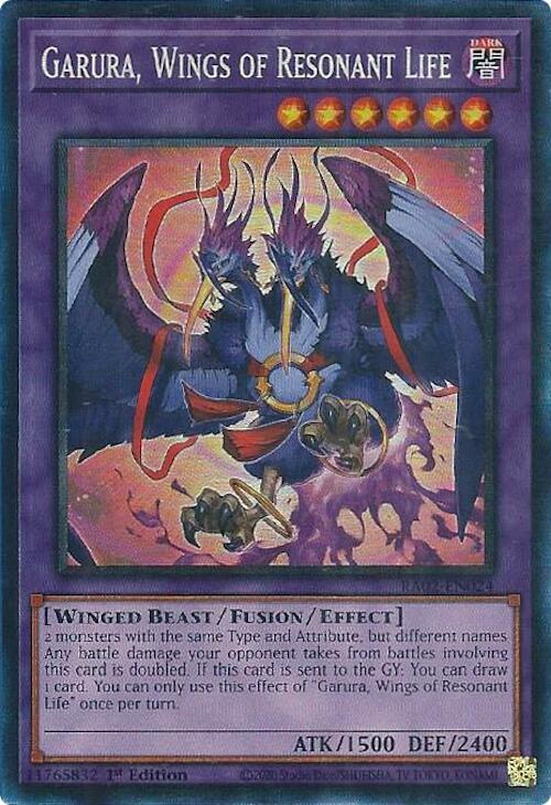 Garura, Wings of Resonant Life (PCR) card image