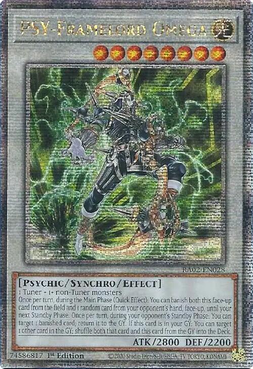 PSY-Framelord Omega (Quarter Century Secret Rare) card image