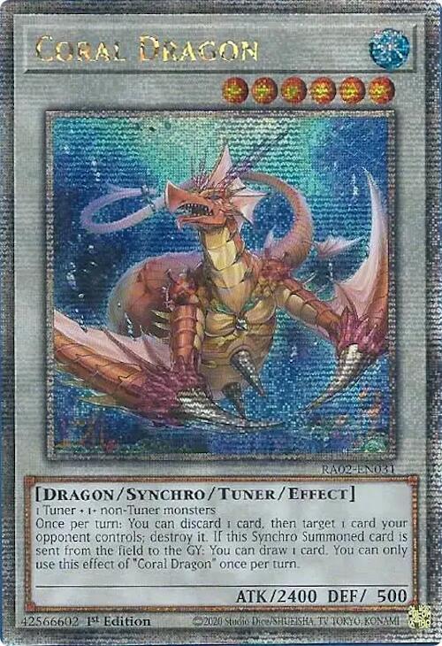 Coral Dragon (Quarter Century Secret Rare) card image
