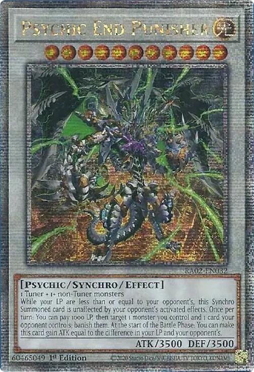 Psychic End Punisher (Quarter Century Secret Rare) card image