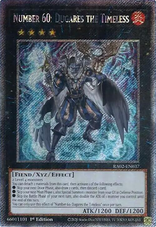 Number 60: Dugares the Timeless (Platinum Secret Rare) card image