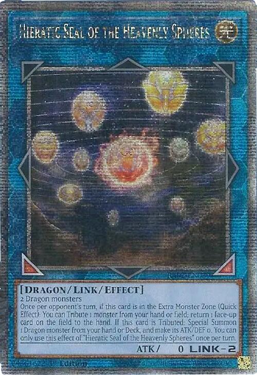 Hieratic Seal of the Heavenly Spheres (Quarter Century Secret Rare) card image