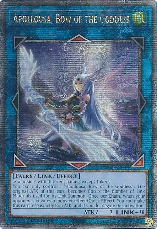 Apollousa, Bow of the Goddess (Alternate Art) (Quarter Century Secret Rare) card image