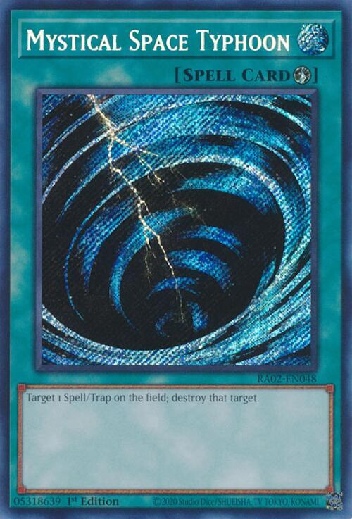 Mystical Space Typhoon (Secret Rare) card image