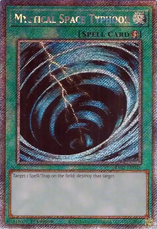 Mystical Space Typhoon (Platinum Secret Rare) card image