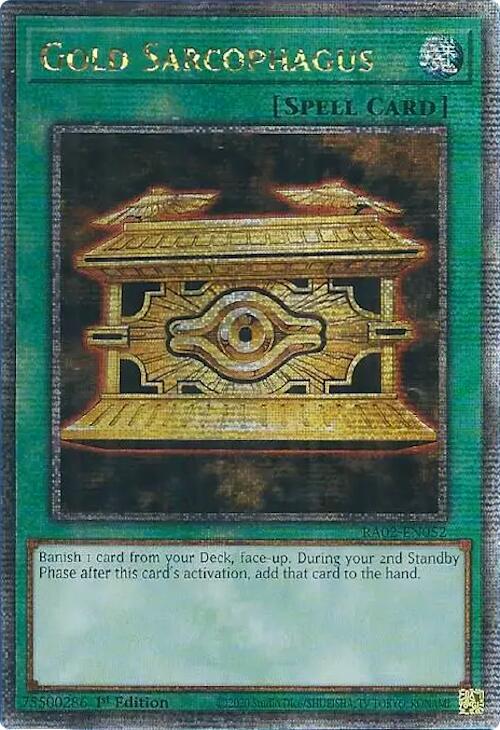 Gold Sarcophagus (Quarter Century Secret Rare) card image