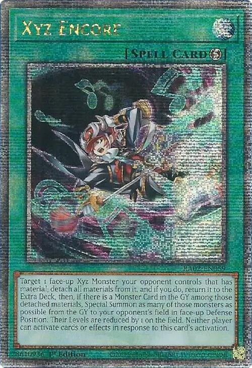Xyz Encore (Quarter Century Secret Rare) card image