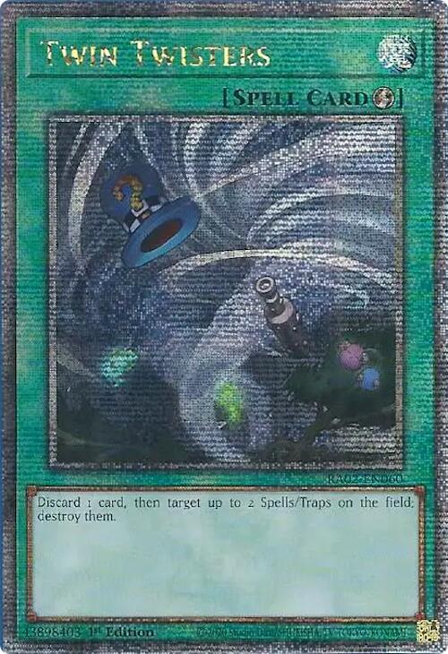 Twin Twisters (Quarter Century Secret Rare) card image