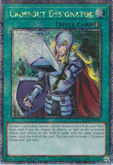 Crossout Designator (Quarter Century Secret Rare) card image