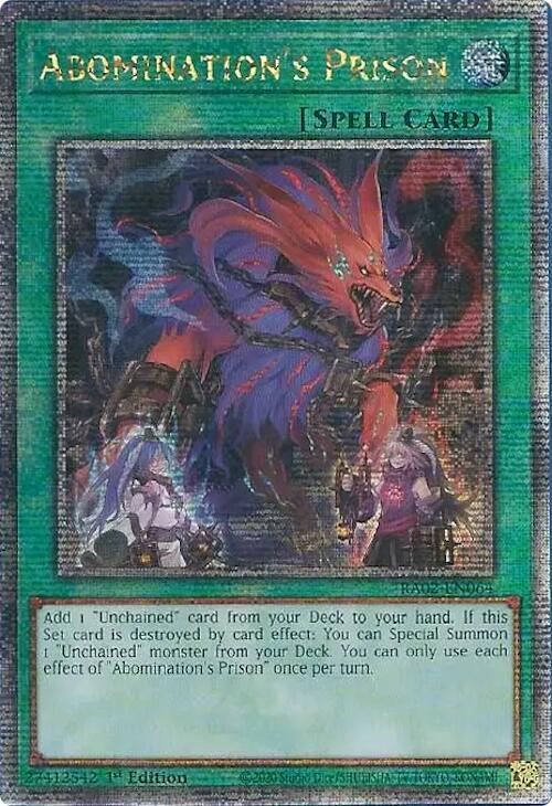 Abomination's Prison (Quarter Century Secret Rare) card image