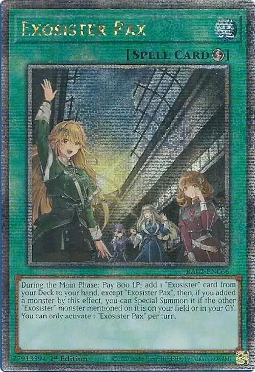 Exosister Pax (Quarter Century Secret Rare) card image