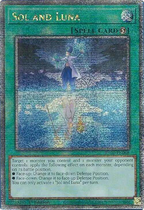 Sol and Luna (Quarter Century Secret Rare) card image