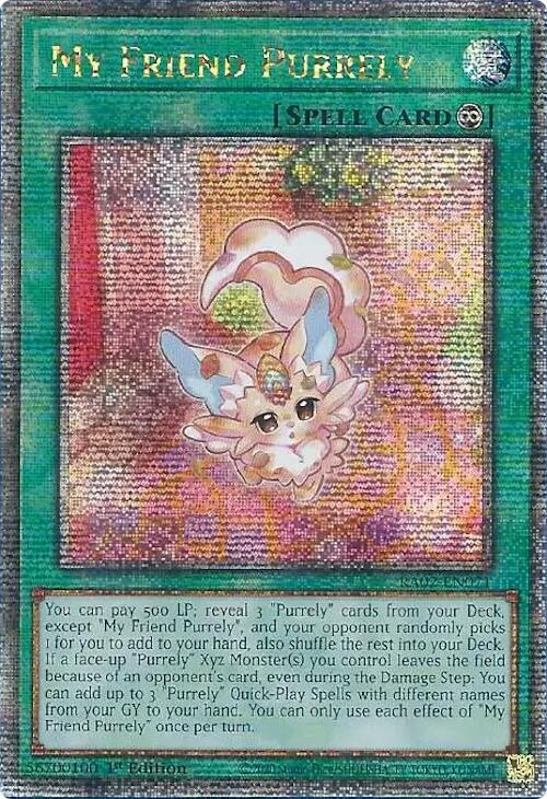 My Friend Purrely (Quarter Century Secret Rare) card image