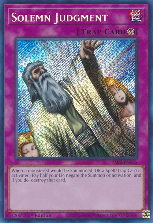 Solemn Judgment (Secret Rare) card image