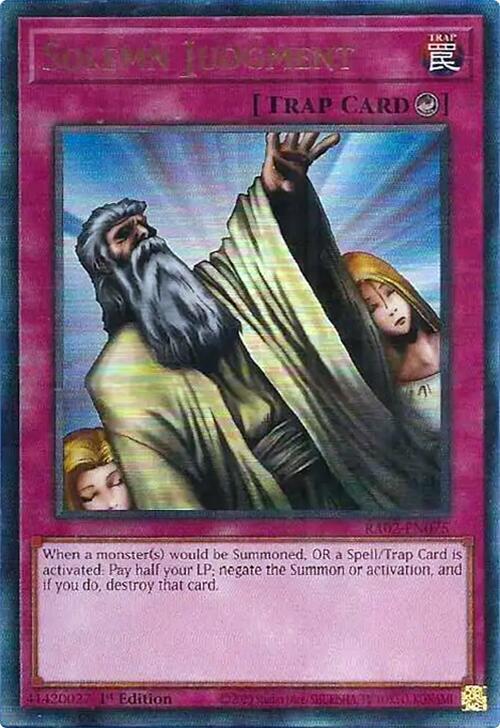 Solemn Judgment (PUR) card image