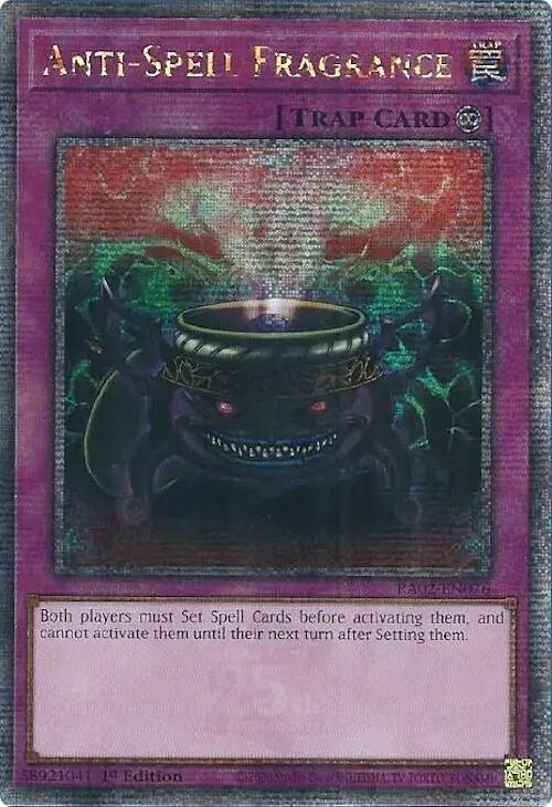 Anti-Spell Fragrance (Quarter Century Secret Rare) card image