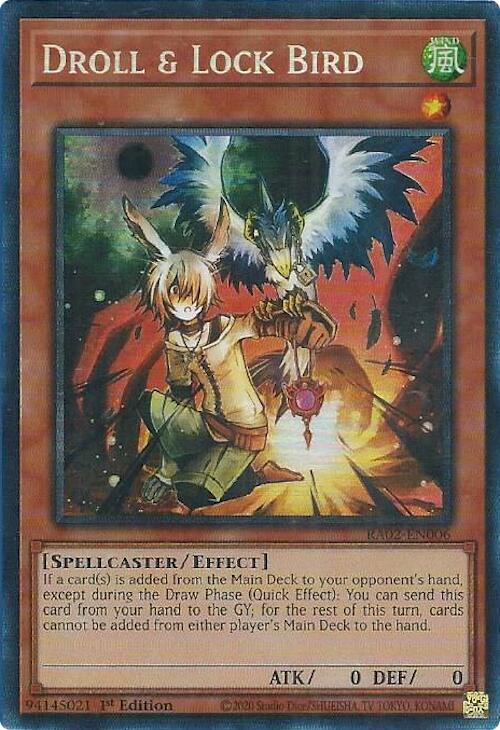 Droll & Lock Bird (PCR) card image