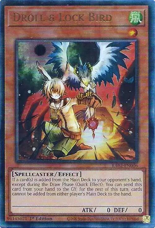 Droll & Lock Bird (PUR) card image