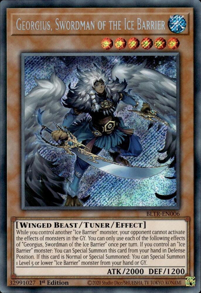 Georgius, Swordman of the Ice Barrier card image