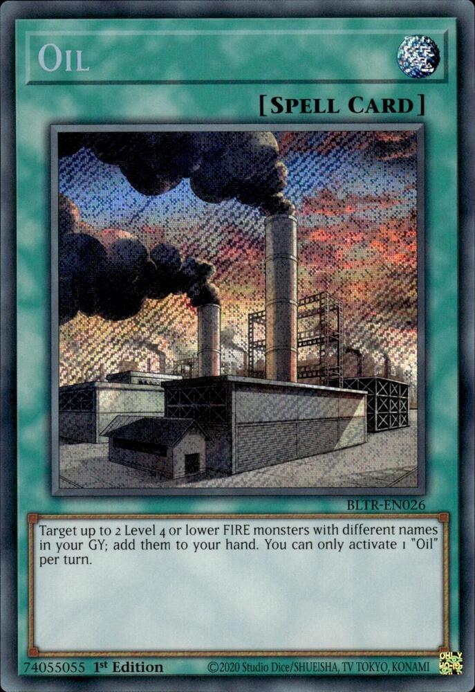 Oil card image