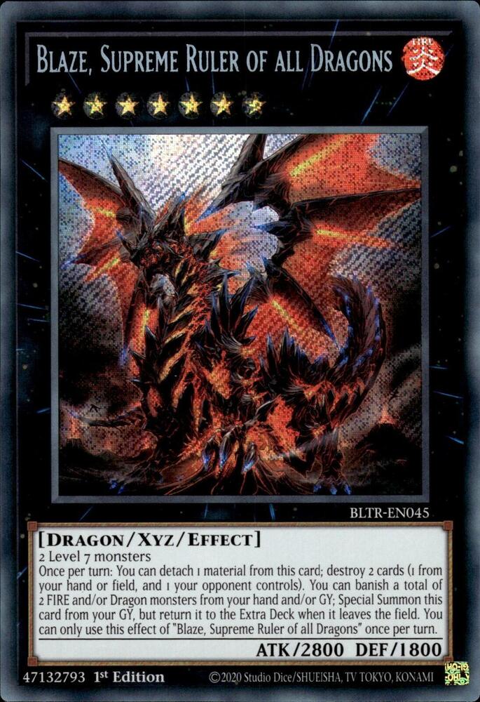 Blaze, Supreme Ruler of all Dragons card image