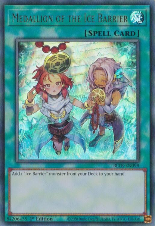 Medallion of the Ice Barrier (Alternate Art) card image